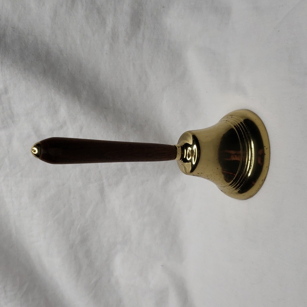 Vintage Hand Bell Loud Clear 6"